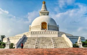 Weltfriedenspagode in Lumbini