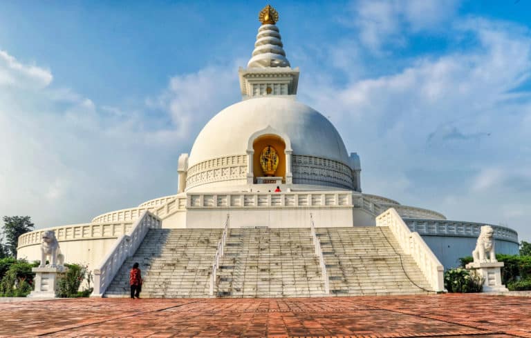 Weltfriedenspagode in Lumbini