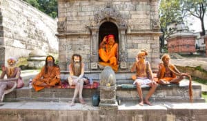 Sadhu Heilige Männer in Kathmandu