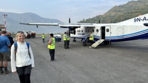 Flug von Mantali nach Lukla