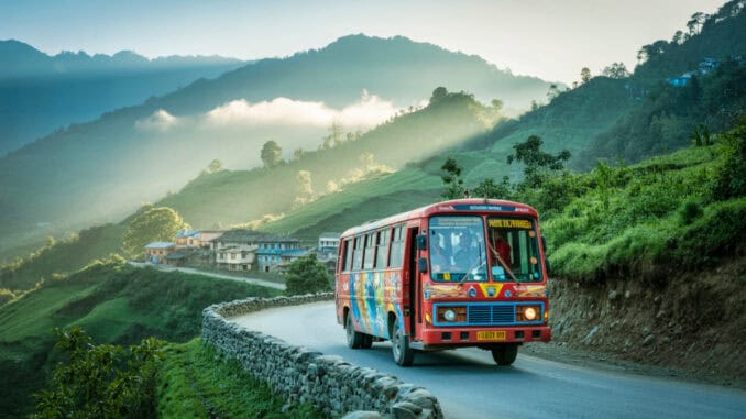 Bus in Nepal Bus in Nepal